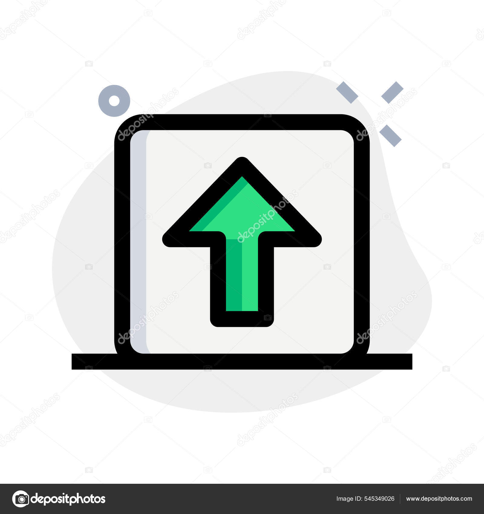 Shift Button Function Computer Keyboard Layout Stock Vector Image by