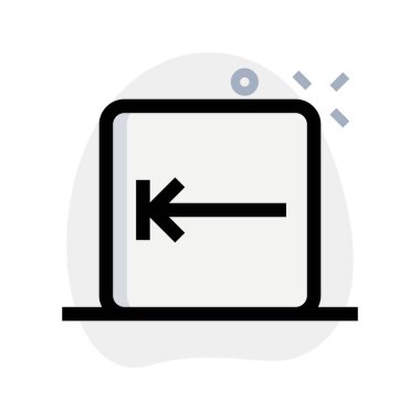 Bilgisayar klavyesi düzeni için arka boşluk fonksiyon düğmesi