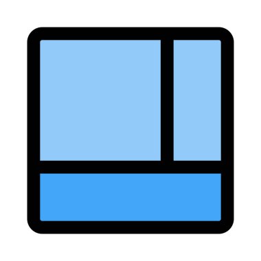 Ekranları bölerek alt çubuk ızgarası