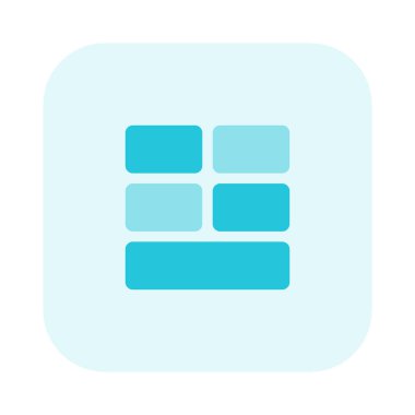 Alt çubuk menüsü düzenine sahip çoklu ekran