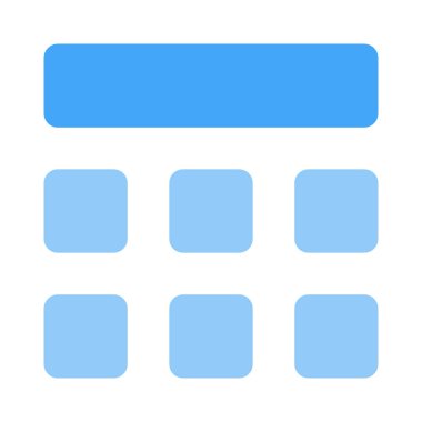 Güvenlik şifresi üst çubuk şablon tasarımı düzeni