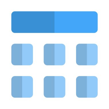 Güvenlik şifresi üst çubuk şablon tasarımı düzeni