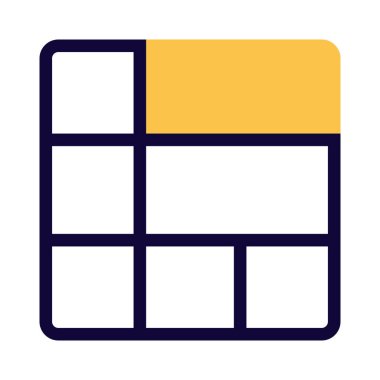 Çerçevede fayans düzeniyle karışık boyut bölümü