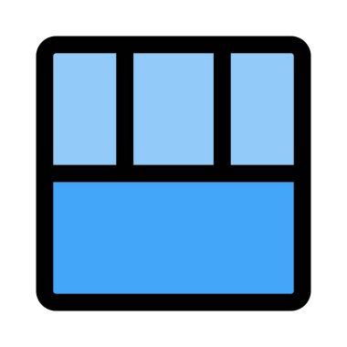 Satır ızgara düzenine sahip alt içerik bölümü