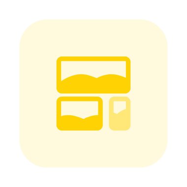 Izgara kolaj biçiminde üst resim düzeni