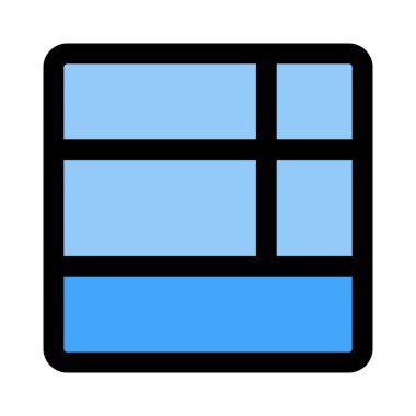 Alt ızgara düzeni çoklu kiremit çubuğu