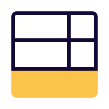 Alt ızgara düzeni çoklu kiremit çubuğu