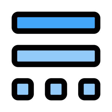 Üst geniş katmanlı alt küçük resim ızgarası