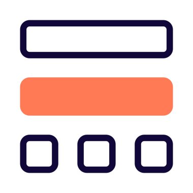 Üst geniş katmanlı alt küçük resim ızgarası