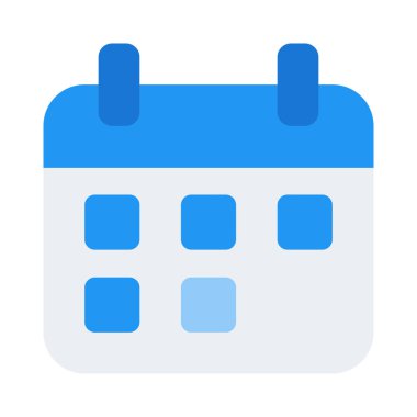 Gelecek gündem için takvim ayı ve tarih planlayıcısı