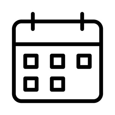 Gelecek gündem için takvim ayı ve tarih planlayıcısı