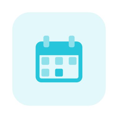 Gelecek gündem için takvim ayı ve tarih planlayıcısı