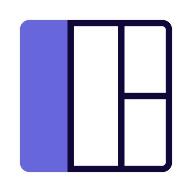 Çoklu bölünmüş bölümlü sol çubuk sütunu