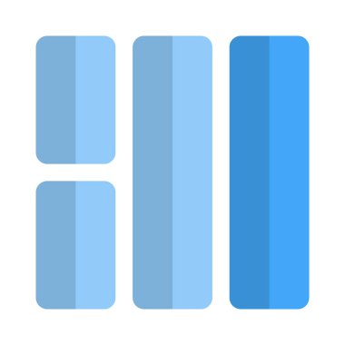 Çoklu bölünmüş bölümlü sağ çubuk sütunu