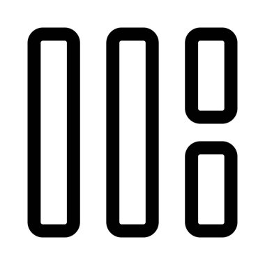 Bölünmüş ekranlı çift sol kenar parçacık çubuğu