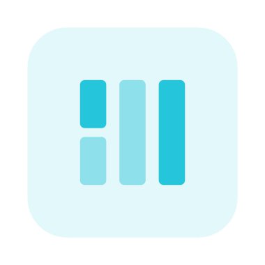 Bölünmüş ekranlı çift sağ kenar verticle çubuğu