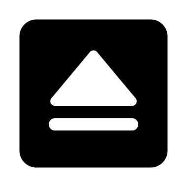 Sürücü düğmesi düzeninde disk atma sembolü