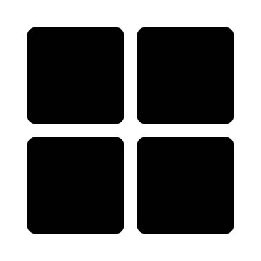 Kare bloklar şema şablon tasarımı