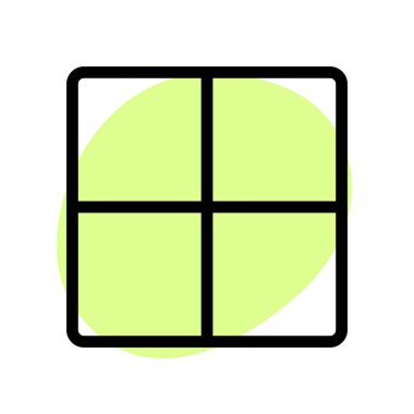 Kare bloklar şema şablon tasarımı