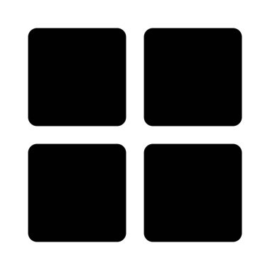 Kare karo blok kolaj şablon ekran düzeni