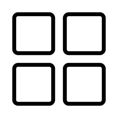 Kare karo blok kolaj şablon ekran düzeni