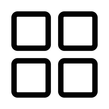 Kare karo blok kolaj şablon ekran düzeni