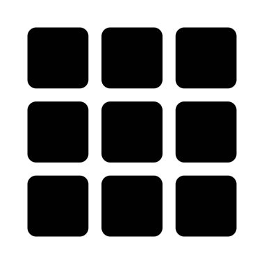 Kare kutular hücre ağ tasarım şablonu düzeni