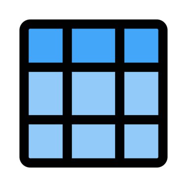 Kare kutular hücre ağ tasarım şablonu düzeni