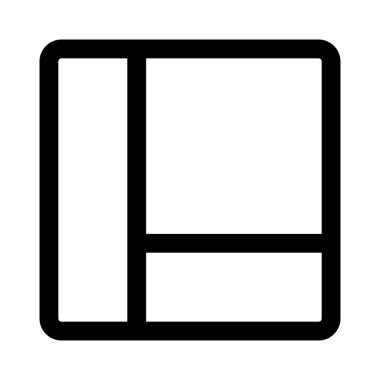 İçerik bölümü fayanslı sol ızgara çubuğu