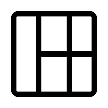 Dikey sütun tasarımlı sol çubuk düzeni