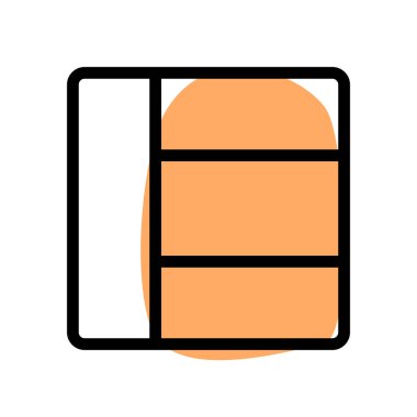 Yan satır katmanlı sol merkez düzeni