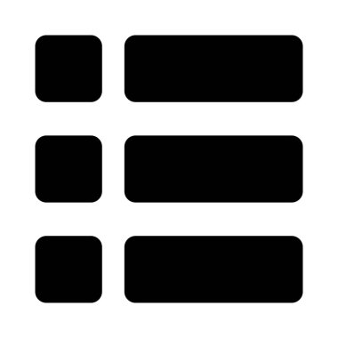 Sol tarafında tik kutuları olan yapılacak işler listesi