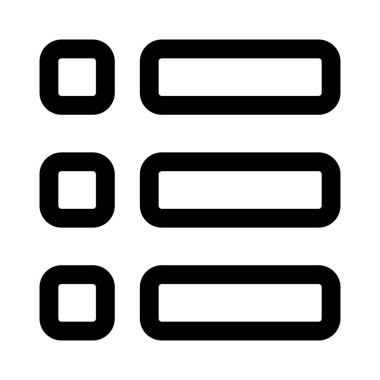 Sol tarafında tik kutuları olan yapılacak işler listesi