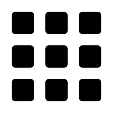 Satır ve sütun olarak ayarlanmış menü kare kutularıName