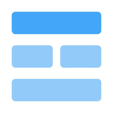 Mozaik modern çubuk şekli yatay tasarım şablonu