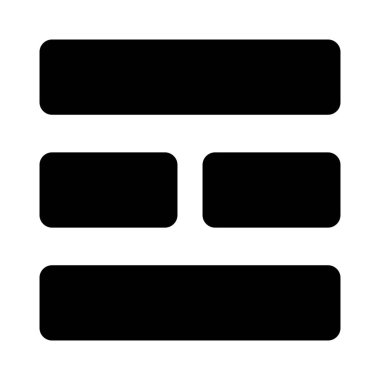 Mozaik modern çubuk şekli yatay tasarım şablonu