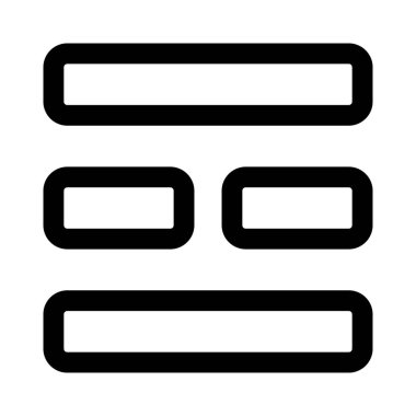 Mozaik modern çubuk şekli yatay tasarım şablonu