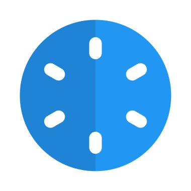 Saatlik aralıklarla klasik analog duvar saat görüntüsü