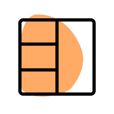 Sağ kolon ızgarası sol olarak bölüm kutularıyla