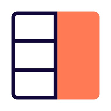 Sağ kolon ızgarası sol olarak bölüm kutularıyla