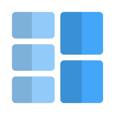 Sağ çift sıra ızgara çizgileri bölümlere ayrılıyor