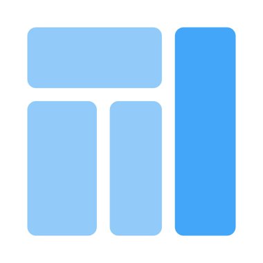 Üst ve sağ dikey sütun başlık alanı