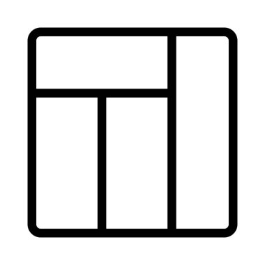 Üst ve sağ dikey sütun başlık alanı