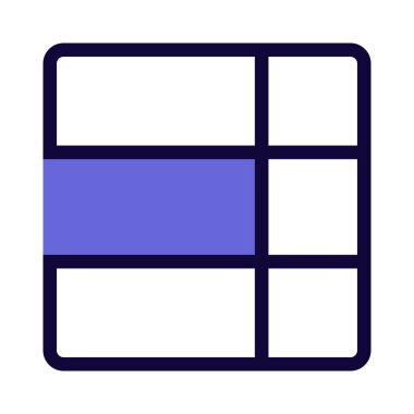 Satır tablosu düzenine sahip sağ sütun