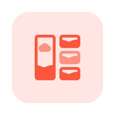 Sağ üçlü sıra resim ızgara kolajı bölümü