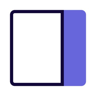 Sağ tarafta gövdesi olan dikey sütun