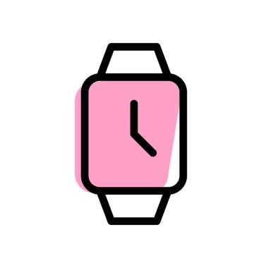 Smartwatch, dokunmatik ekranlı etkin fitness giyilebilir aygıtı.