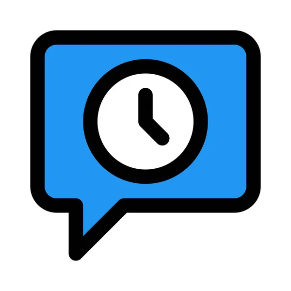 Telefone Line Arquivo Mensagens Chat Log Passado — Vetor de Stock