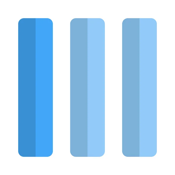 Layout Barra Colonne Multiple Sezione Striscia Verticale — Vettoriale Stock