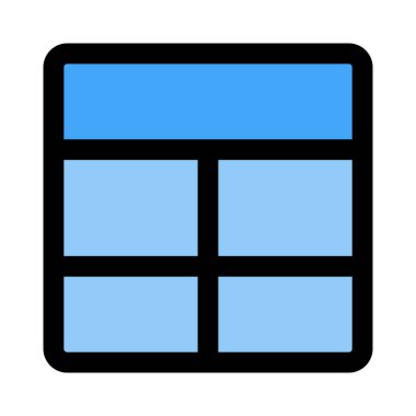 Aşağıdaki hücrelerle en üstteki çubuk başlığını kullan